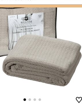 All-Season Combed Cotton Bedcover in tan - California King